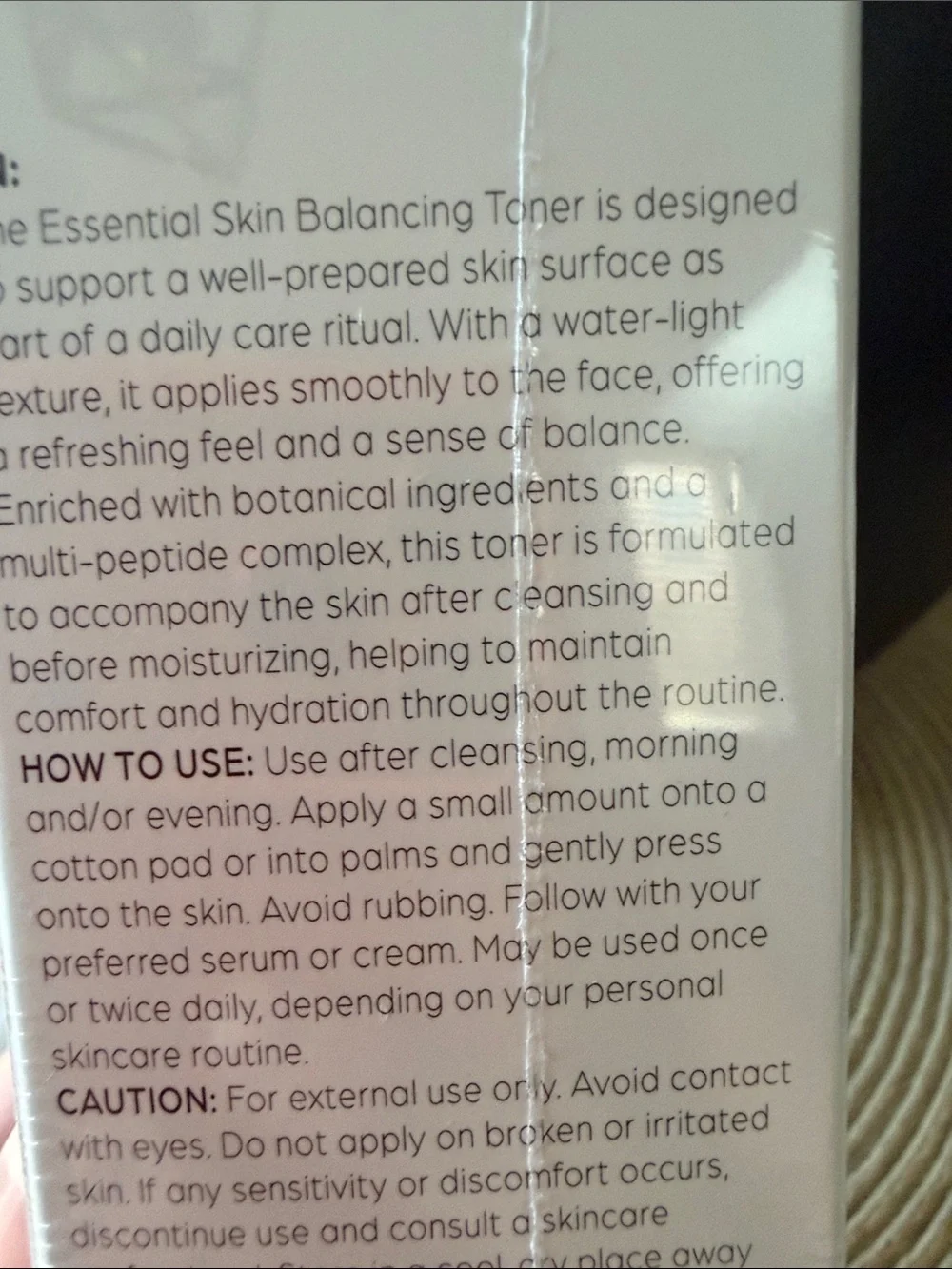 Inner-Cells Essential Skin Balancing Toner w/Hyaluronic Acid 4.05 oz. New Sealed